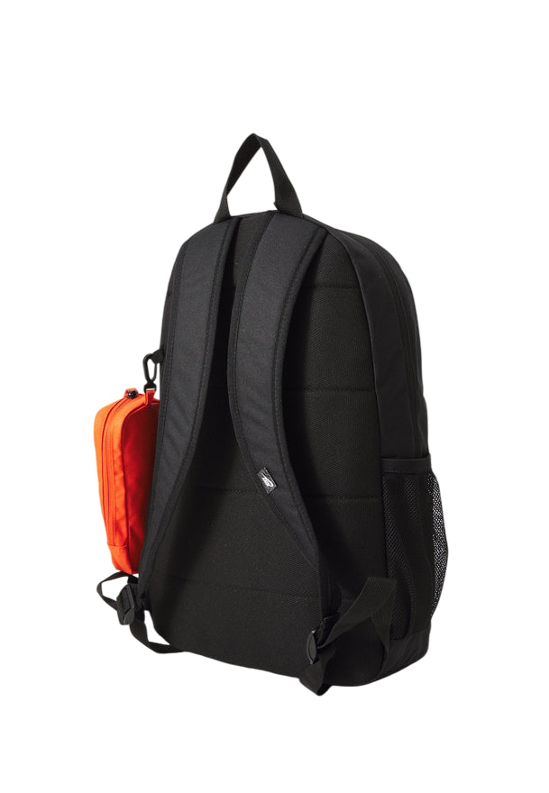 Nike Zaino Ragazzo 20L Nero Arancione DQ5167-010 - Vista Posteriore