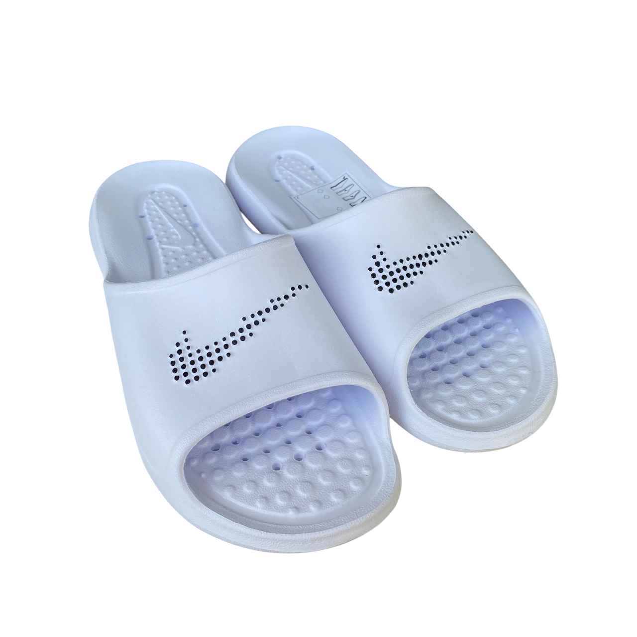 Nike ciabatta da uomo Victori One Shower Slide CZ5478-100 bianco-nero