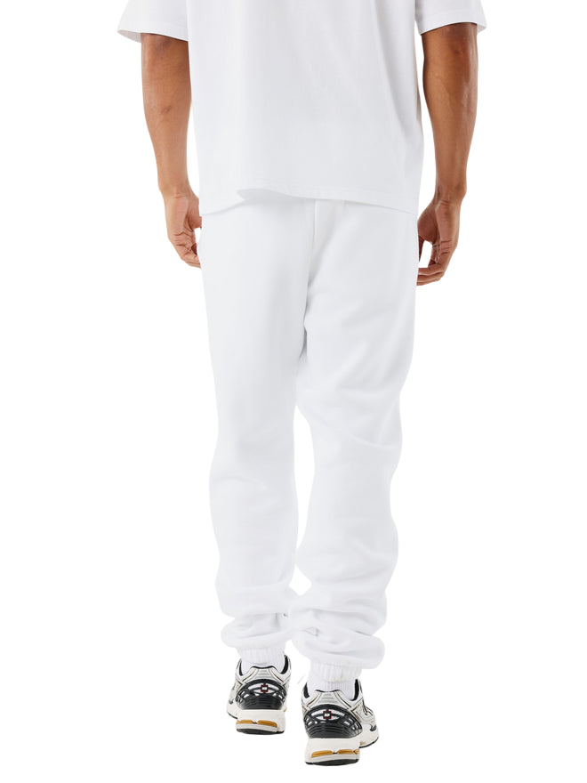 PXP Pantalone Uomo 2544506 WBK Bianco - Pantaloni Sportivi con Polsino