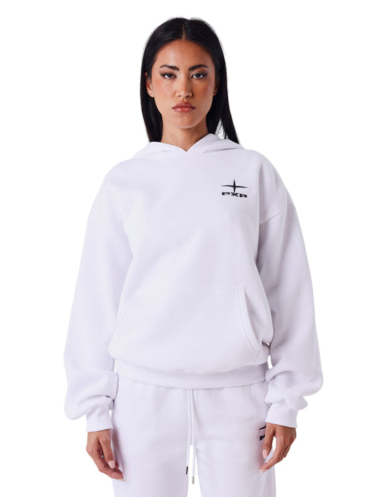 PXP felpa con cappuccio da donna bianco F252047 WSK - comfort e stile sportivo