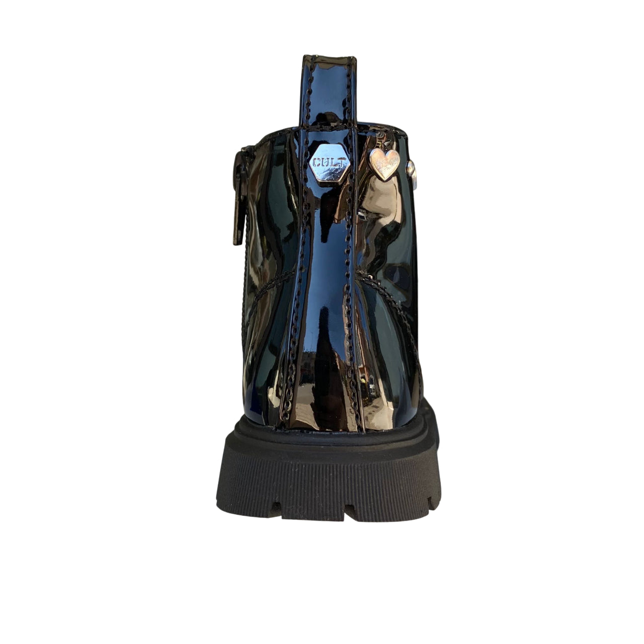Cult Stivaletto in vernice nera T-431 2026, lo stile rock per le tue bambine