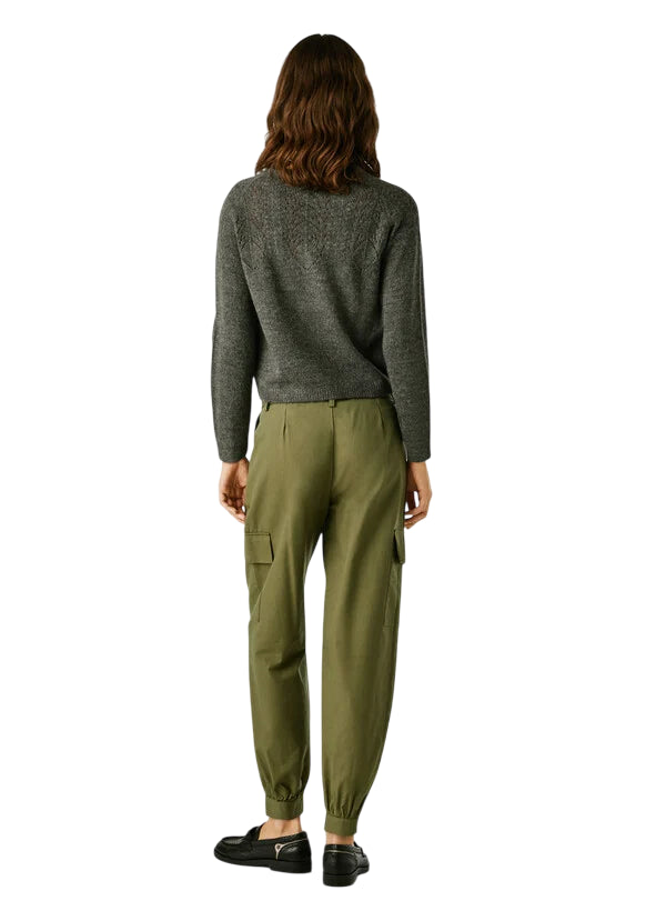 Pepe Jeans Maglioncino Donna Cherry PL7000010 963 Grigio - Maglione Girocollo Leggero e Casual