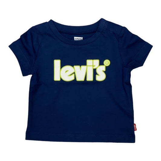 Levi's T-shirt Sleeve Poster Logo 6EE540 estate blue