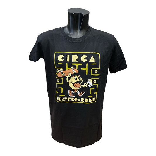 C1RCA maglietta manica corta da uomo SK8-MAN MTS141 nero