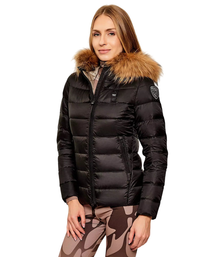 Piumino Blauer Arcadia 25WBLDC03099-006047 Nero: l'eleganza che ti protegge dal freddo - fronte