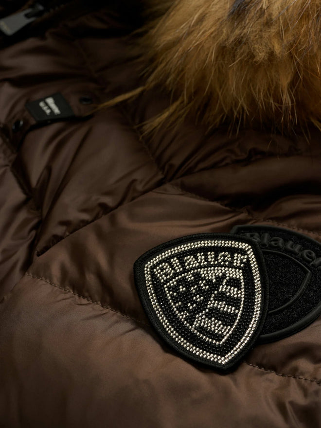 Piumino Blauer Arcadia 25WBLDC03099-006047: l'eleganza che ti protegge dal freddo - patch