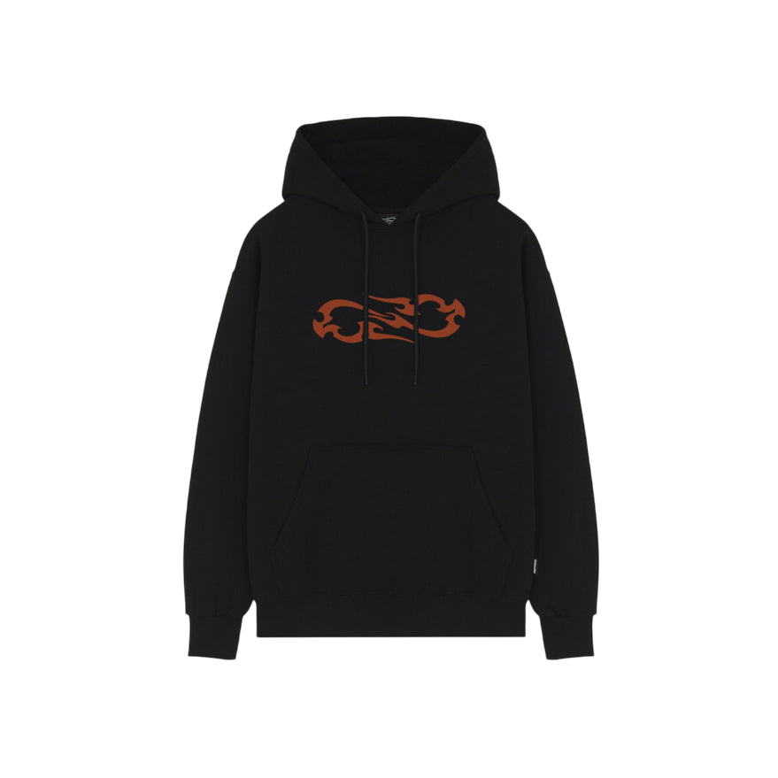 Propaganda Felpa con cappuccio Uomo Quill 25FWPRFE5440-01 Nero