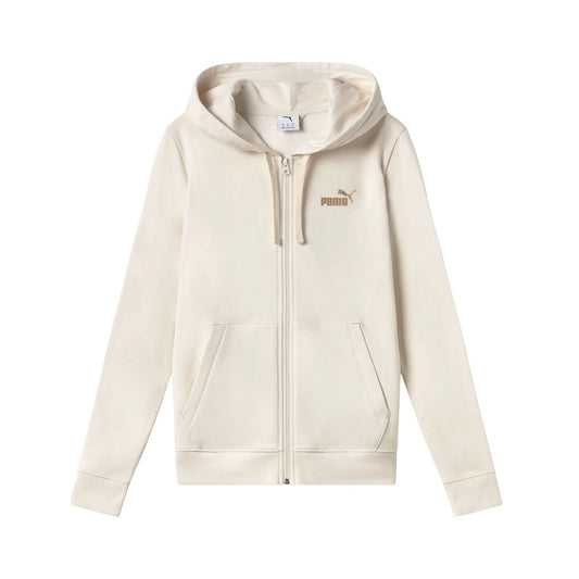 Puma Felpa Donna con Cerniera 692199-87 Beige