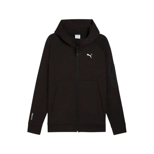 Puma Felpa Uomo con Cappuccio 688045-01 Nero