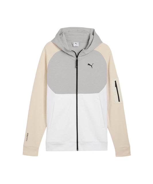 Puma Felpa Uomo con Cappuccio 688045-87 grigio