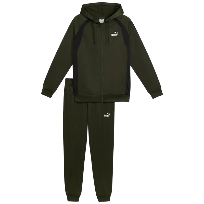 Puma Tuta Uomo con Cappuccio 688171-70 Verde Oliva