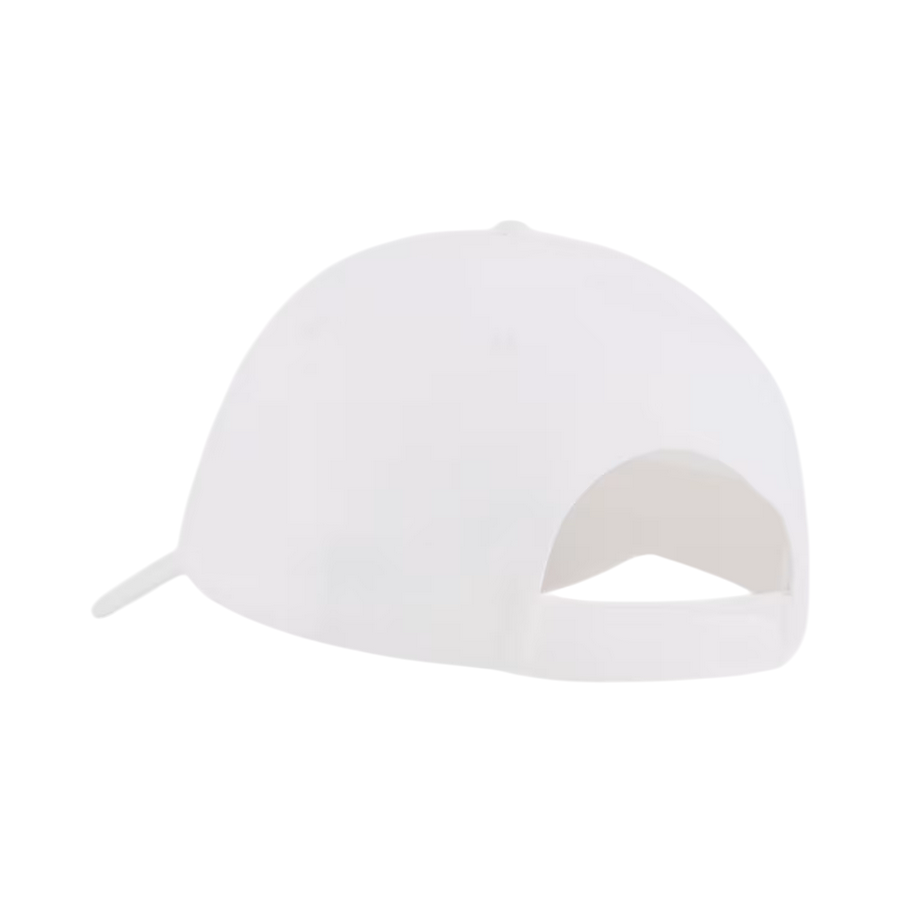 Puma cappello con visiera con logo Cat ricamato 025998-02 bianco1