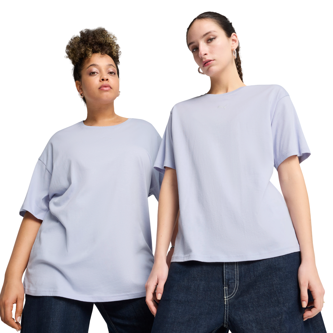 Puma maglietta manica corta da donna ampia Essential Relaxed 684971-47 glicine