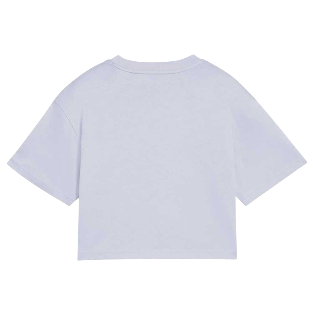 Puma maglietta manica corta da ragazza Crop Essential 686071-47 posteriore glicine, posteriore