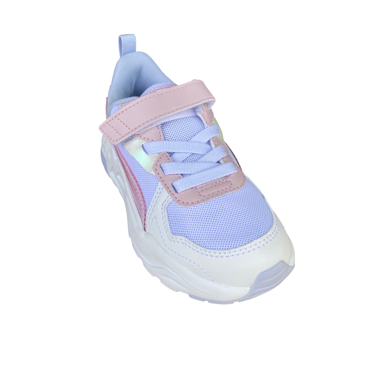Puma scarpa sneakers da ragazza Trinity Lite Blurry 402266-01 bianco-malva