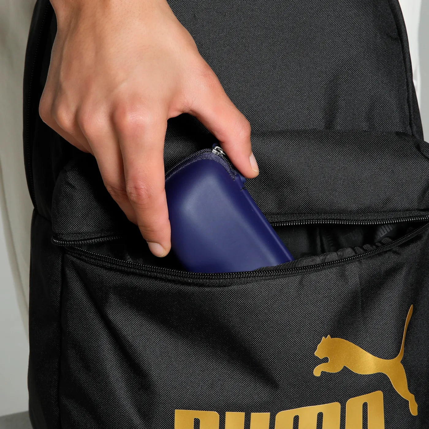 Puma zaino multiuso Phase 091164-03 nero-oro 4