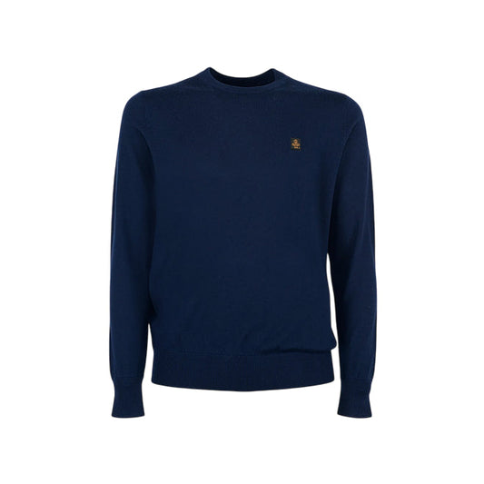 RefrigiWear Bennet Wash Pullover M26908 BLU - Maglione Uomo in Lana Merino