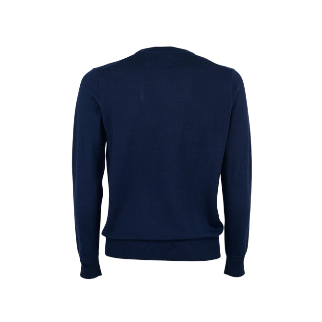RefrigiWear Bennet Wash Pullover M26908 BLU - Maglione Uomo in Lana Merino