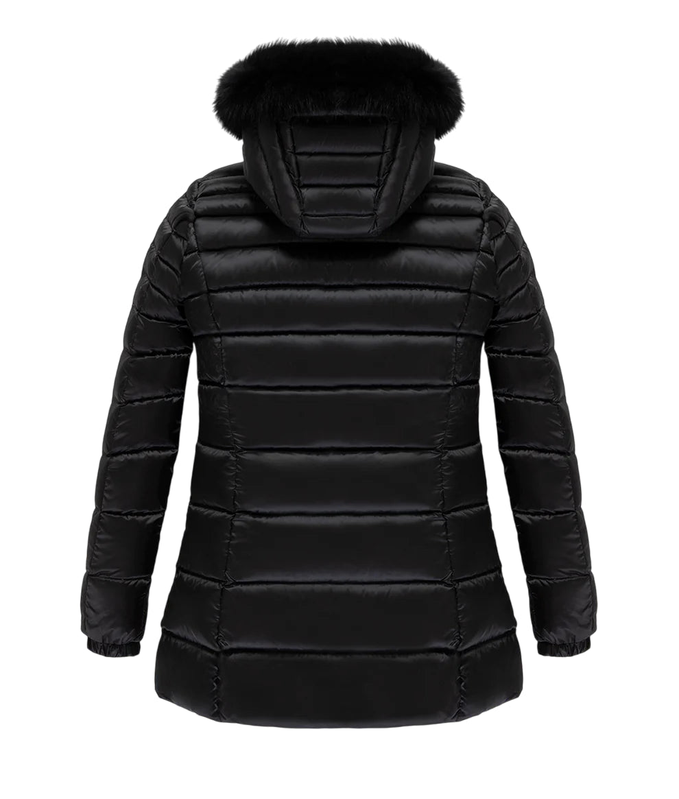 RefrigiWear Piumino Long Mead Fur Jacket W98118 Nero