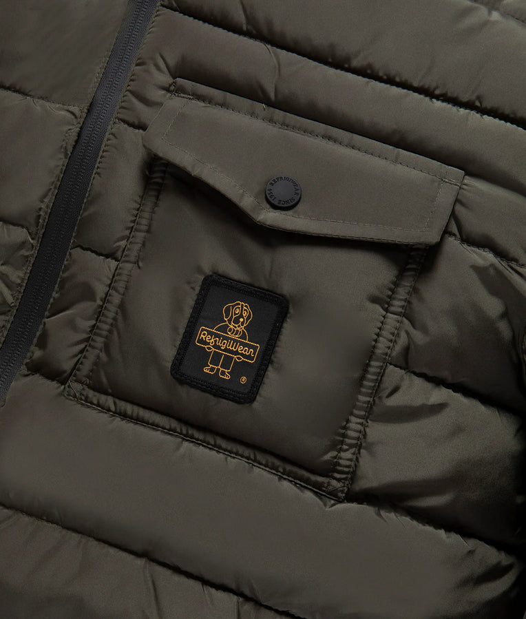 Refrigiwear Josh Jacket 25AIRM0G23308 Sea Turtle – Piumino Uomo Verde - logo