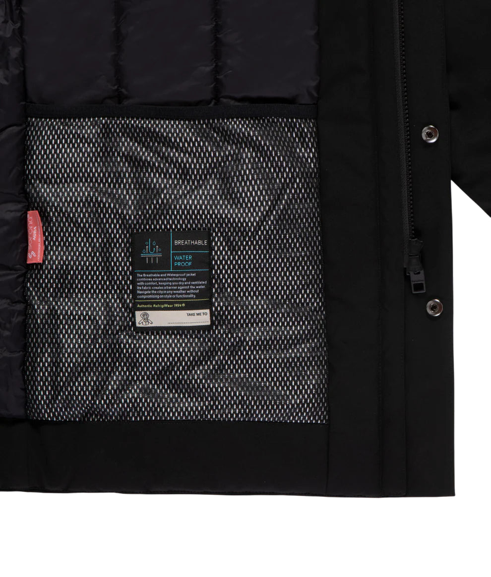 Refrigiwear Winter Julian Jacket G23000 NERO - Trench Tecnico da Uomo