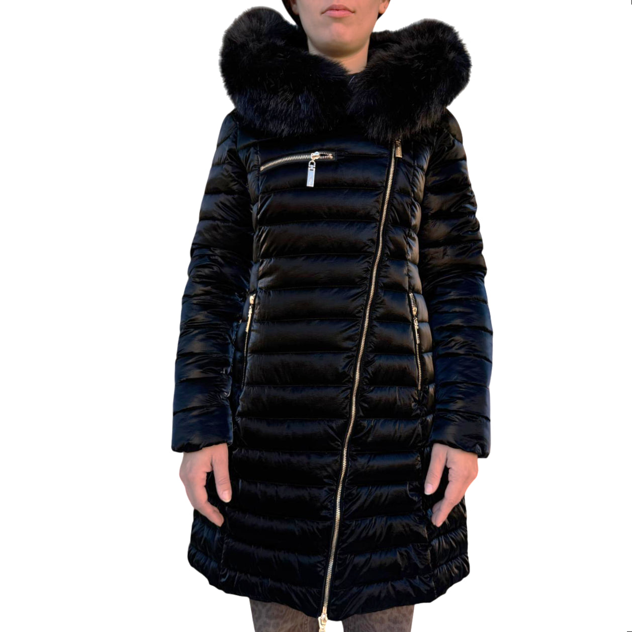 Relish – Piumino Donna DIESSAM Lungo RDA2505010024 Nero | Urban-Chic, Calore e Stile Versatile per l’Inverno