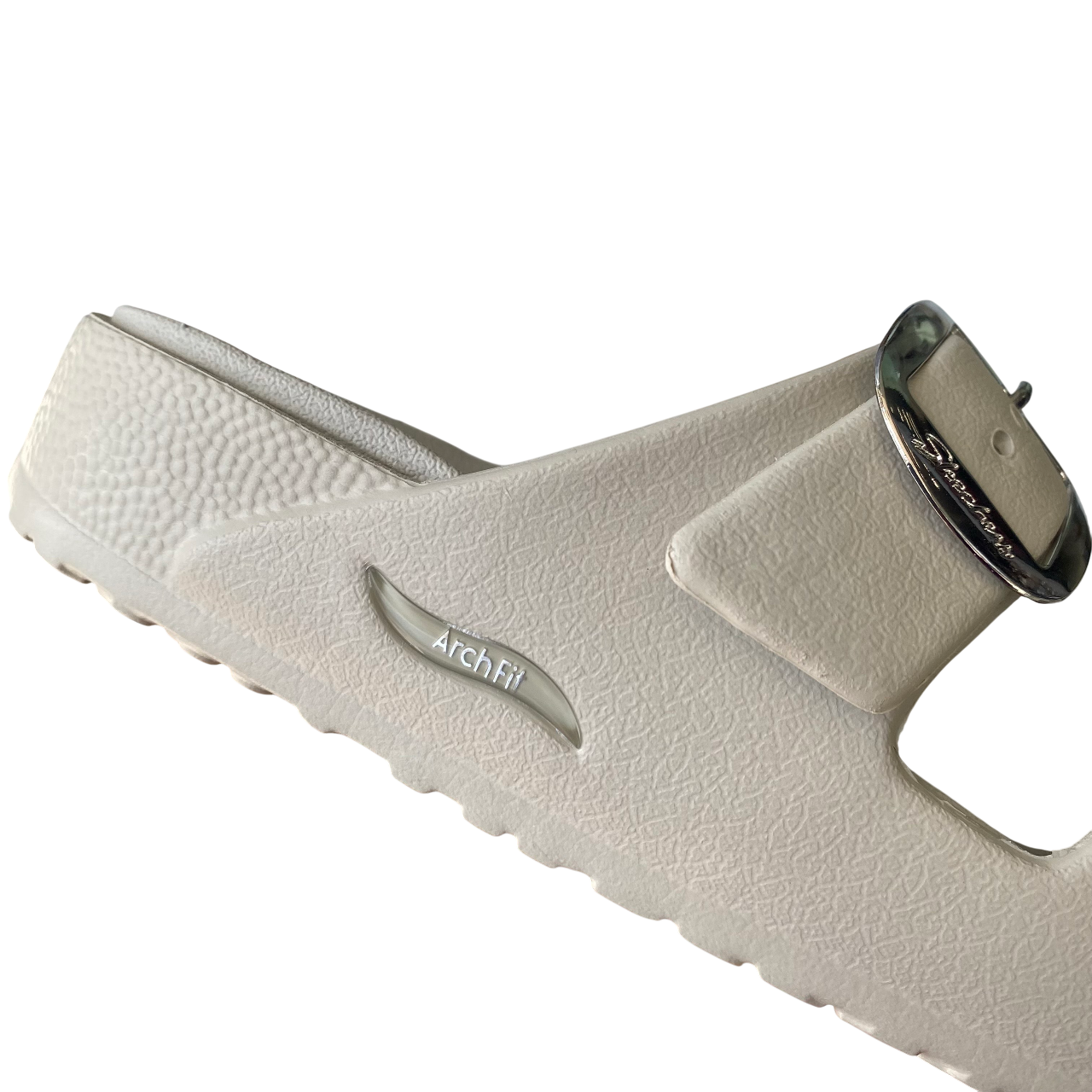 Sandali Skechers Arch Fit Cali Breeze | Comfort Podologico | 111592/NAT naturale dettaglio tacco 