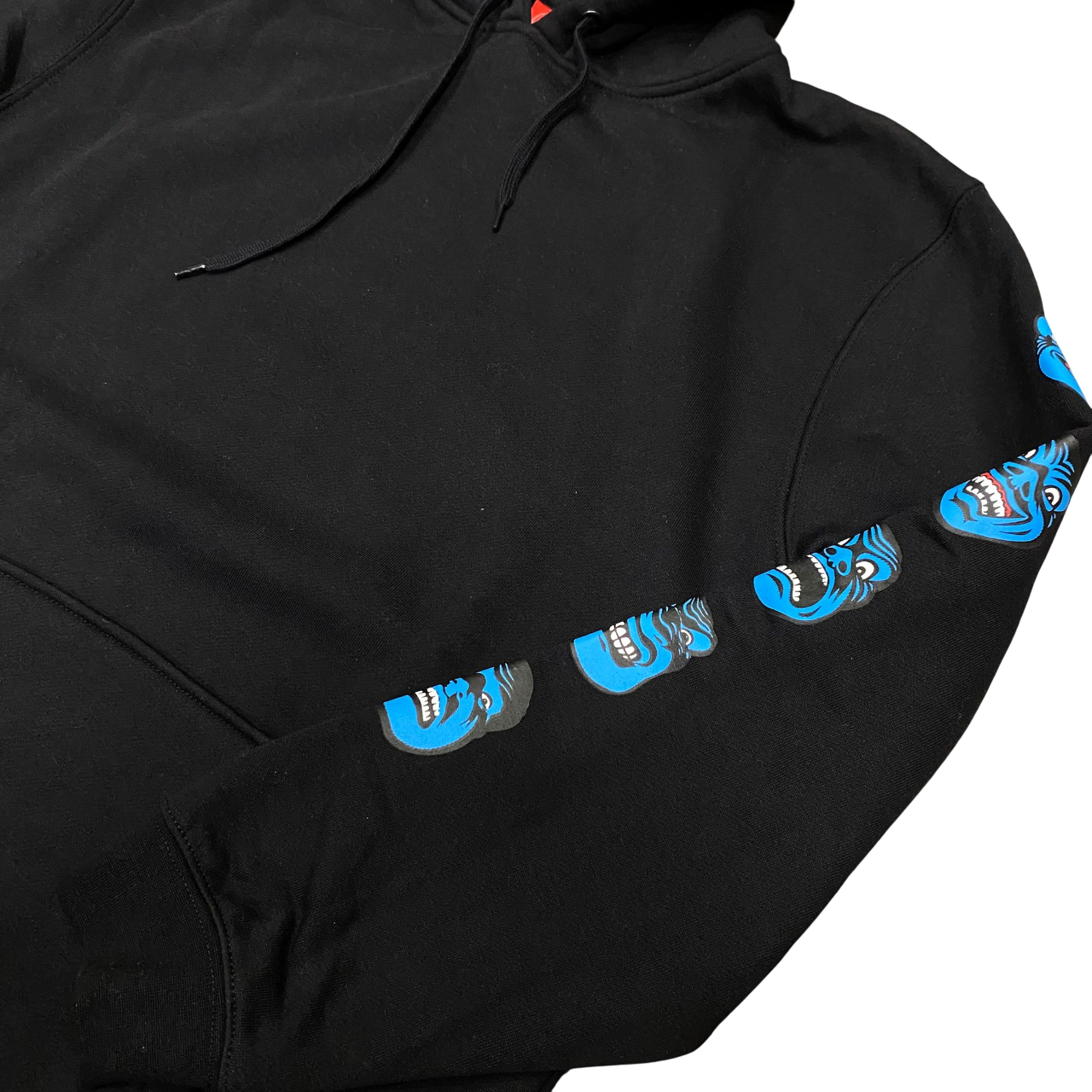 Santa Cruz felpa con cappuccio da uomo Speed Wheels Faces Hood nero