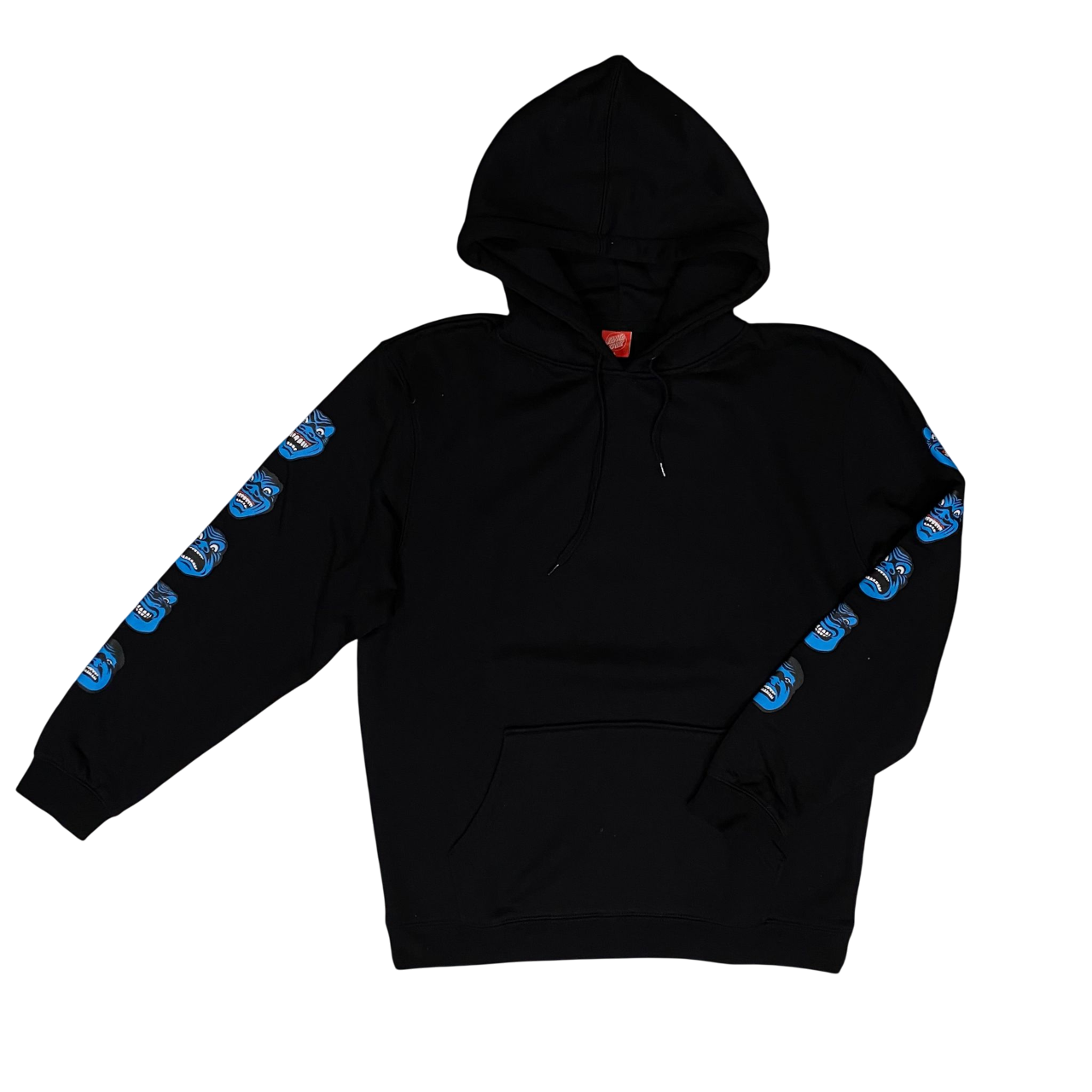 Santa Cruz felpa con cappuccio da uomo Speed Wheels Faces Hood nero