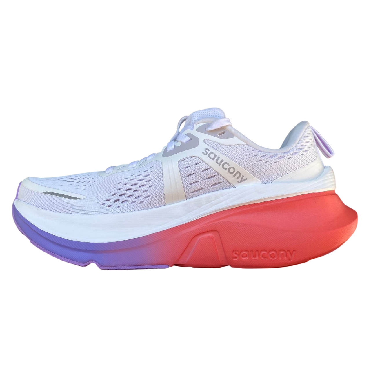 Saucony Guide 18 S10998-241 scarpe running donna bianco vista laterale interna