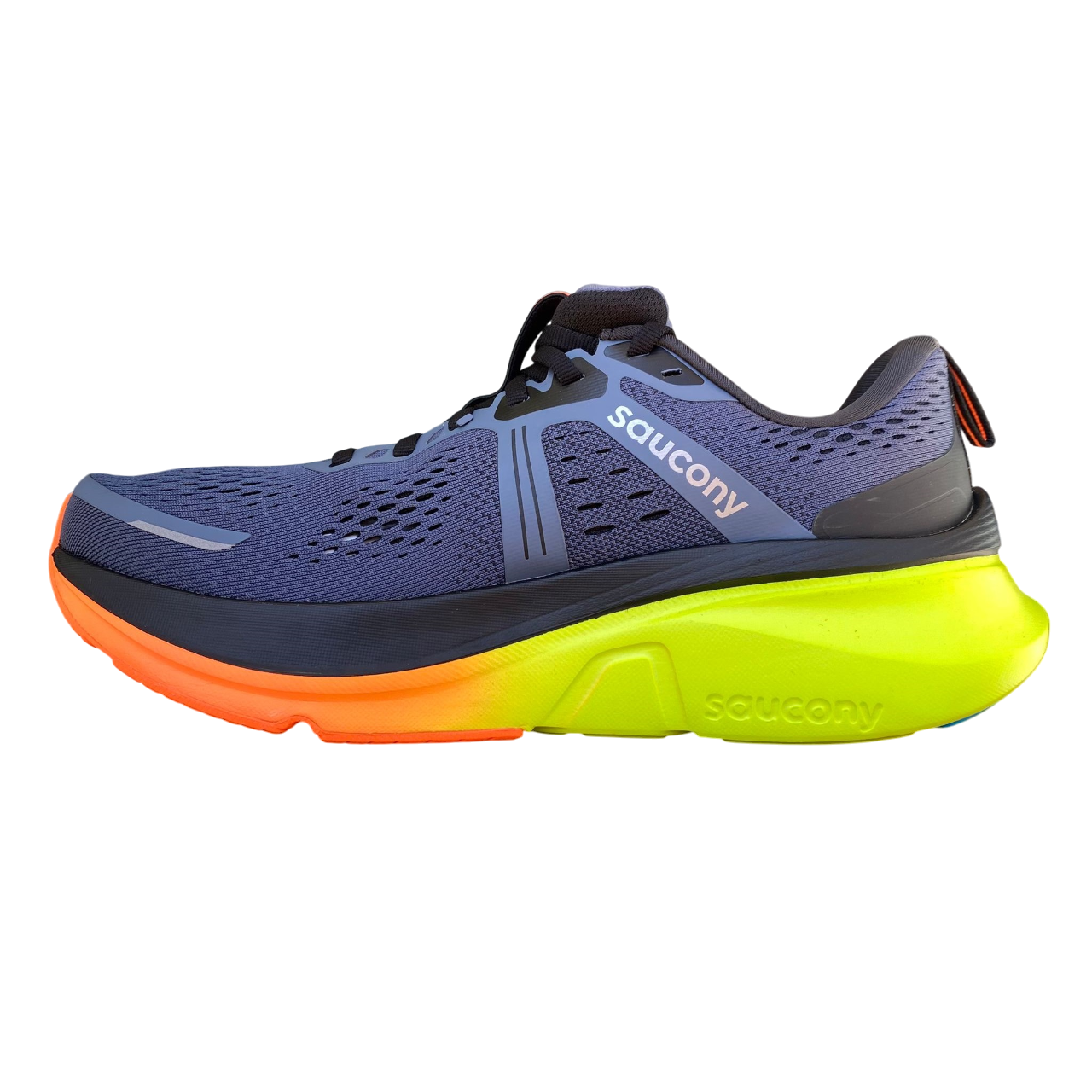 Saucony Guide 18 S20998-99 scarpe running uomo blu vista laterale interna