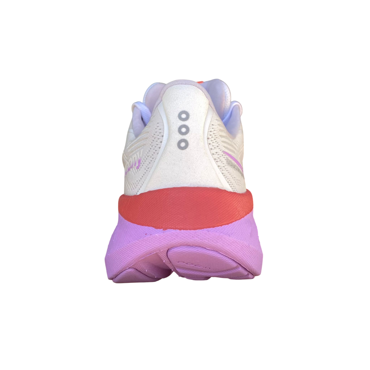 Saucony Ride 18 S11000-240 scarpe running donna bianco corallo vista posteriore