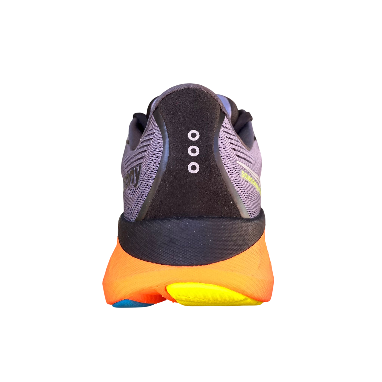 Immagine principale: Saucony Ride 18 S21000-99 scarpe running uomo grigio giallo vista posteriore