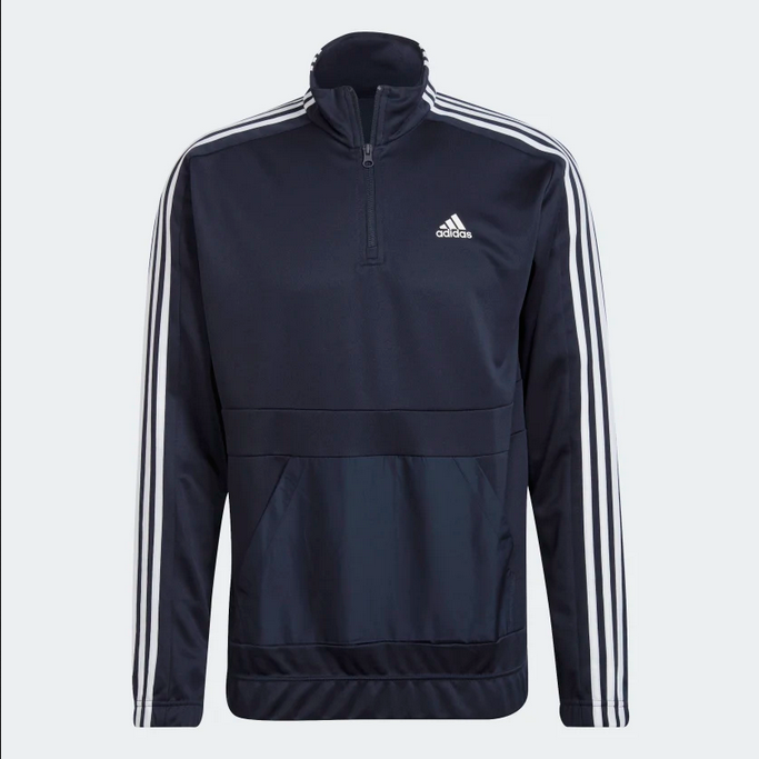 Adidas Tuta sportiva da uomo Aeroready Tricot Quarter Zip HE2232 blu