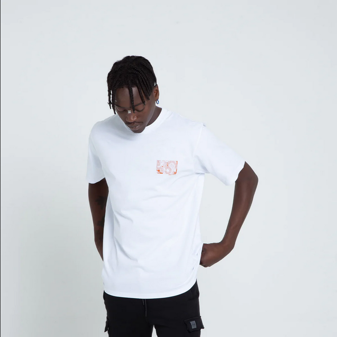 Dolly Noire t-shirt manica corta Kunyoshi Red Blue Tee TS170-TA-02 white