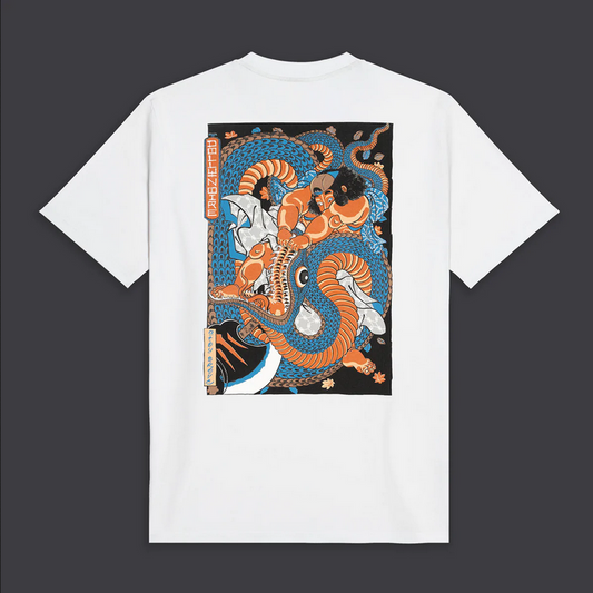 Dolly Noire t-shirt manica corta Kunyoshi Red Blue Tee TS170-TA-02 white