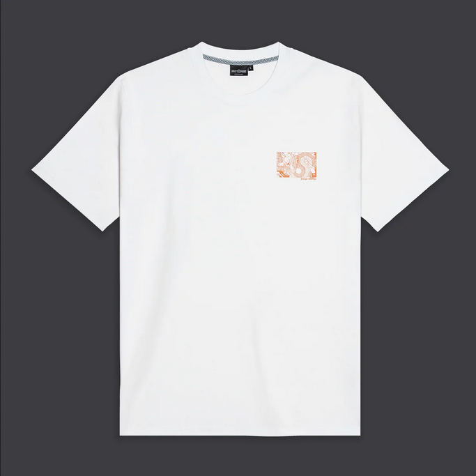 Dolly Noire t-shirt manica corta Kunyoshi Red Blue Tee TS170-TA-02 white