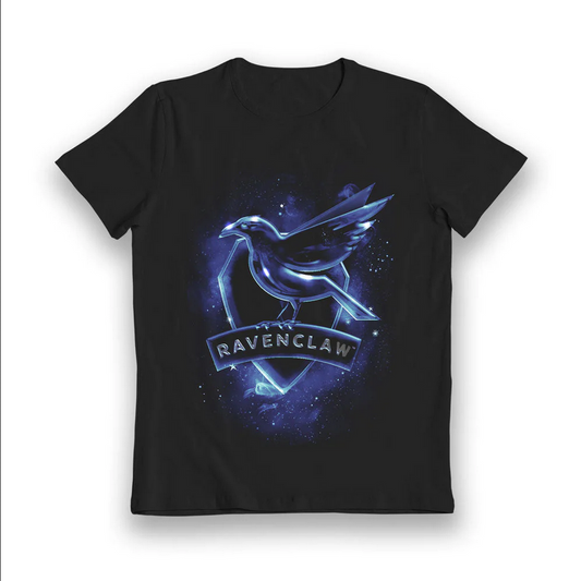 Maglietta T-Shirt per bambini Harry Potter Casa Corvonero che si illumina al buio