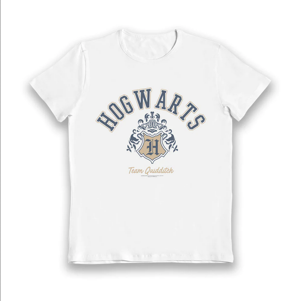 Maglietta T-Shirt per bambini della squadra di Quidditch di Harry Potter Hogwarts