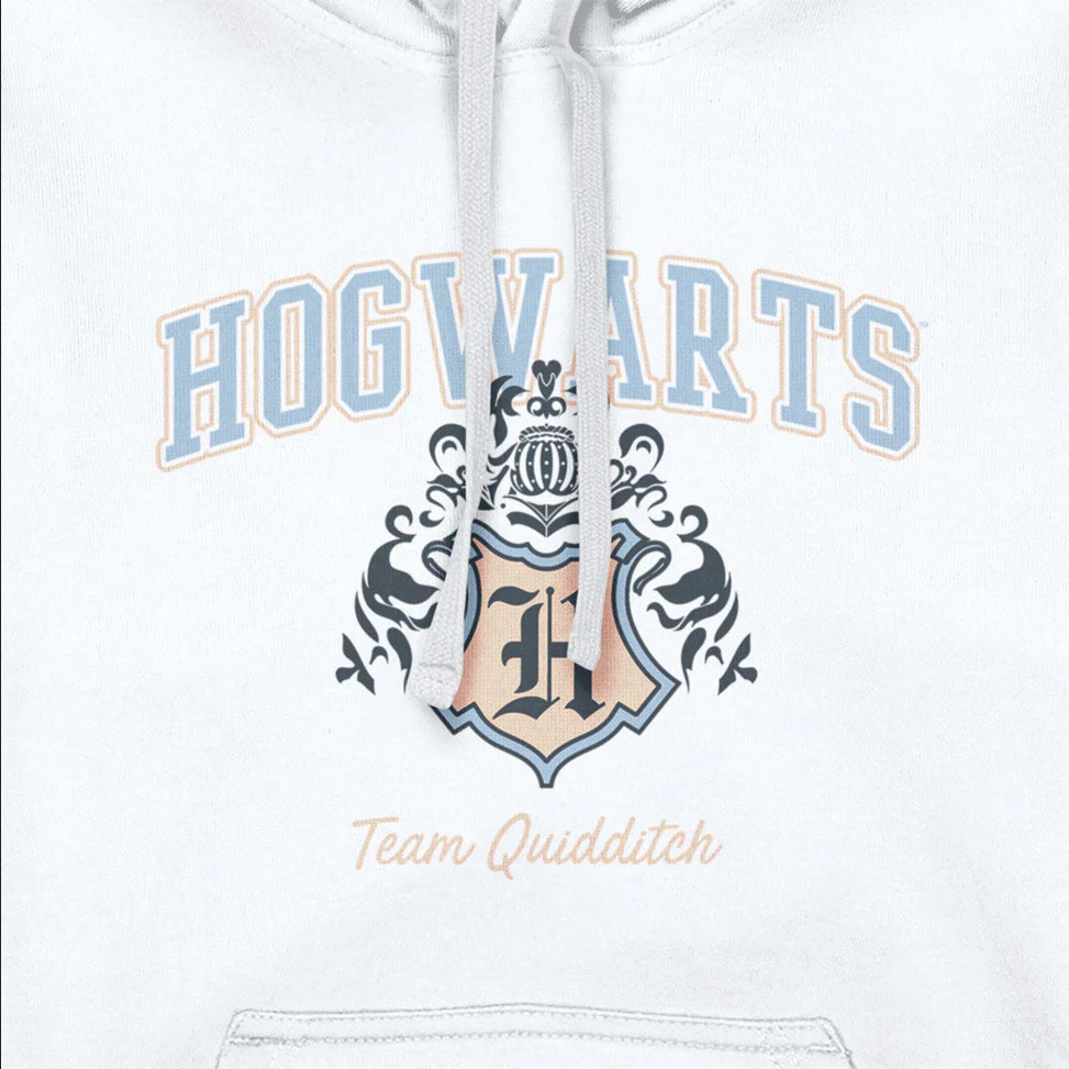 Felpa con cappuccio per adulti della squadra di Quidditch di Harry Potter Hogwarts