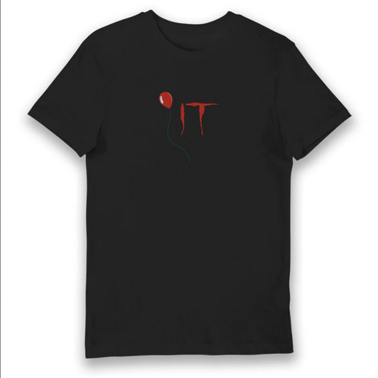IT Balloon Georgie You'll Float Too Boat Drain Maglietta t-shirt per adulti Nera