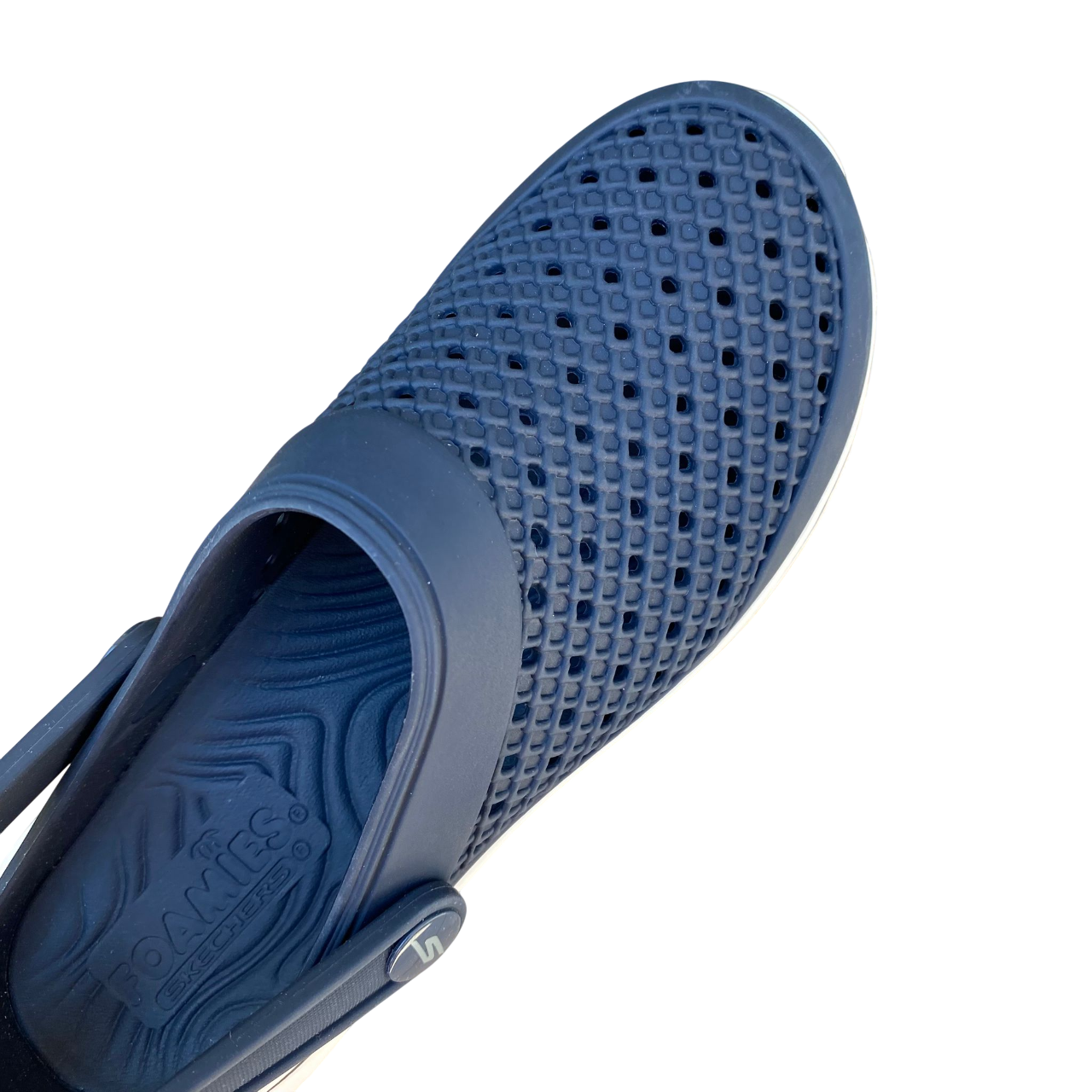 Skechers GO WALK 7 Joyous ciabatte donna dettaglio comfort estivo navy white