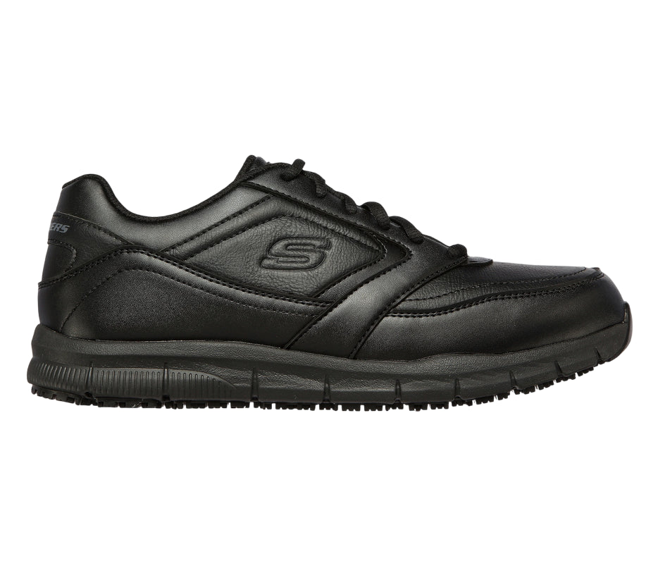 Skechers Scarpa Lavoro Nampa SR 77156EC/BLK Nero: Comfort e Sicurezza in un Look Sportivo