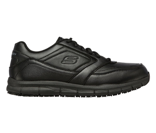 Skechers Scarpa Lavoro Nampa SR 77156EC/BLK Nero: Comfort e Sicurezza in un Look Sportivo