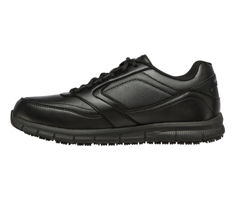 Skechers Scarpa Lavoro Nampa SR 77156EC/BLK Nero: Comfort e Sicurezza in un Look Sportivo