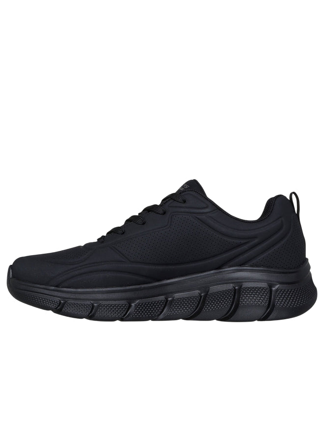 Skechers Scarpa Uomo Bobs Flex Arctic Edge 118110 BBK Nero - laterale