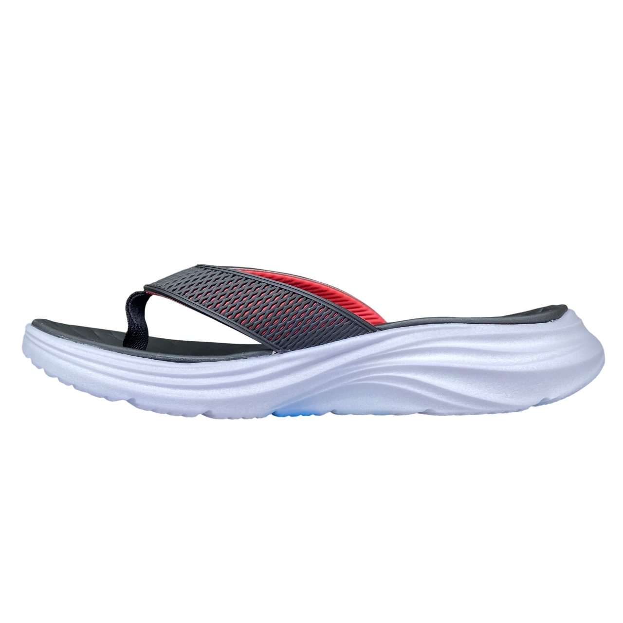 Skechers ciabatta infradito da uomo Vapor Voam Sandal Sayto 232894/BKRD nero-rosso