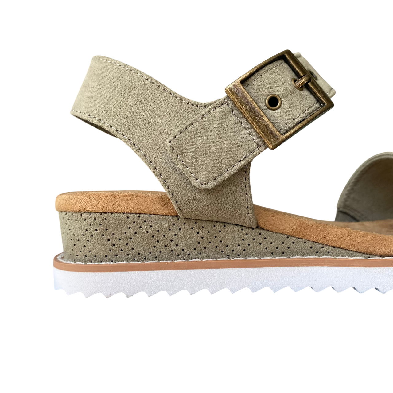 Skechers sandalo da donna BOBS Desert Kiss Serendipitous 114147/OLV oliva_dettaglio1