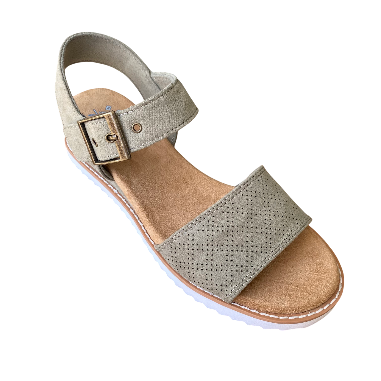 Skechers sandalo da donna BOBS Desert Kiss Serendipitous 114147/OLV oliva_lato3