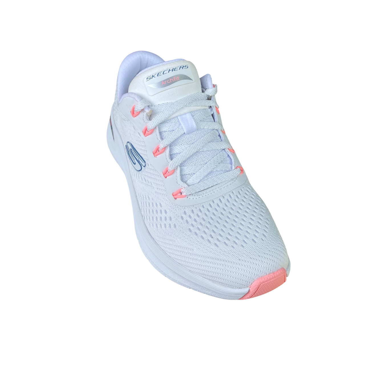 Skechers scarpa sneakers da donna Arch-FIt 2.0 Big League 150051/WPKB bianco-rosa